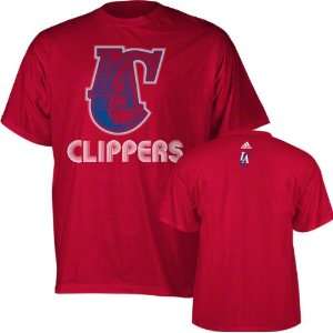  Los Angeles Clippers adidas Sonic Boom T Shirt: Sports 