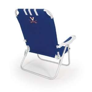  Virginia Cavaliers Monaco Beach Chair (Blue): Sports 