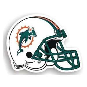  Miami Dolphins 12 Helmet Car Magnet