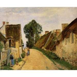   Camille Pissarro   24 x 20 inches   Village Street,