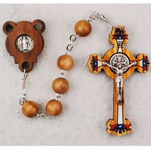 St. Benedict Rosary, Olive Wood