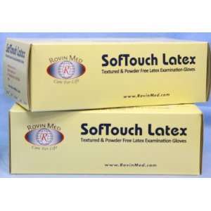  SofTouch Latex Exam Glove, Powder Free, XL, 100/Box 