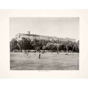  1897 Print Mexico Castle Chapultepec Hill Nahuatl Aztec 