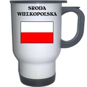  Poland   SRODA WIELKOPOLSKA White Stainless Steel Mug 