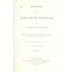   , From The Earliest To The Present Time William Whewell Books