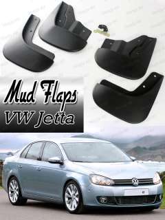 4PCS VW Volkswagen Jetta Mud Flaps Splash Guards Black  