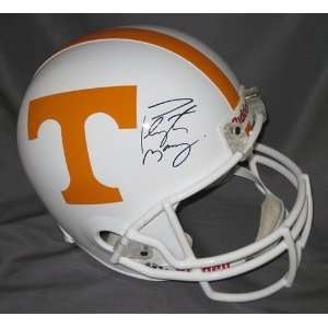  Peyton Manning Signed Helmet   Replica   Autographed 