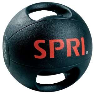  Spri Dual Grip Xerball Medicine Ball, 10 Pound Sports 