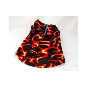  Sporty Red Flame Slicker Dog Tee (XLarge) Kitchen 