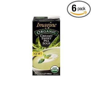 Imagine Soup Sweet Pea Soup, 32 Ounce (Pack of6)  Grocery 