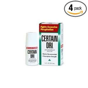  Certain Dri Anti perspirant Roll on, Size 1.5 Oz (Pack of 