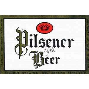  Pilsener Style Beer 12x18 Giclee on canvas
