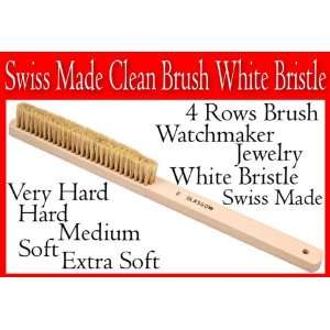  Swiss Made 4 Row Bristle Hand Cleaning Brush Watch Jeweler 