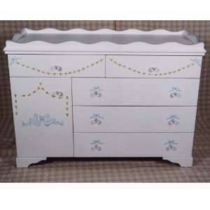  Garland and Bow Dresser/Changing Table Baby