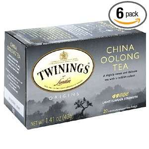 Twinings China Oolong, 20 Count Tea Bags Grocery & Gourmet Food