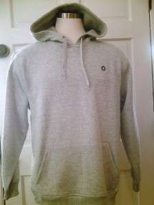 Men Hoodie Gray South Pole Thick Large Pocket Embroidered Emblem NWT M 