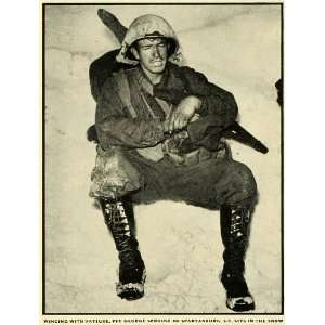  1945 Print WWII Wartime Military PFC Soldier George 