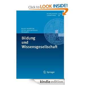 Bildung und Wissensgesellschaft (Heidelberger Jahrbücher) Klaus 