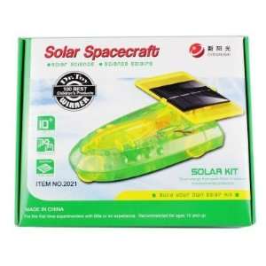    Solar Kit Toys Solar Powered Spacecraft   Green: Toys & Games