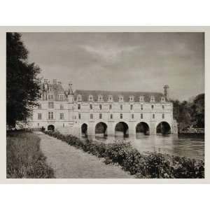  1927 Chateau Chenonceau Cher River Pont Dianee France 