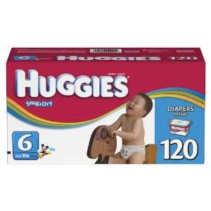  Huggies Snug & Dry Diapers Step 6   120 ct.: Baby