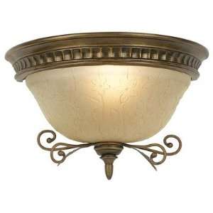  First Lady Southern Dogwood Wall Sconce in Antique Brass 