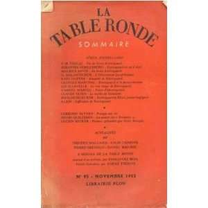  La table ronde n°95 mai 1955 186 Books