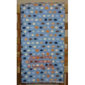  Under The Sea Chenille Blanket: Baby