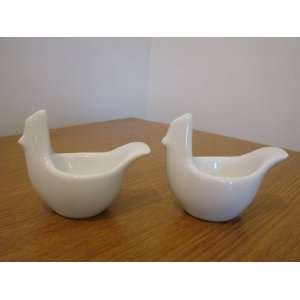  Chicken Rooster Condiment Bowl or Egg Cups   Set of 2 