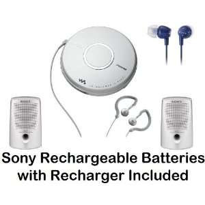   Portable Speakers   Plus Sony Rechargeable Batteries with Recharger