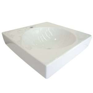   Designer Fauceture Beverly Hills Vitreous China Bathroom Vessel, White
