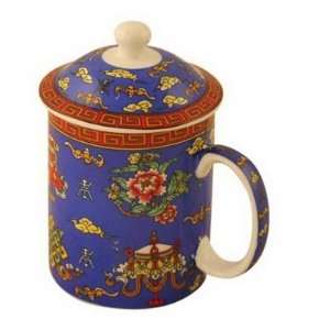 Chinese Porcelain Tea / Coffee Cup (Small)   POR104D:  