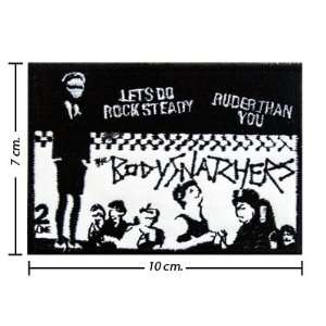 The Body Snatchers Music Band Logo I Embroidered Iron on Patches Free 