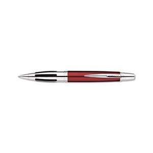   Retractable Solvent Pen, Red Barrel, Black Ink, Medi: Home & Kitchen