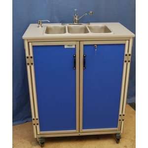   Certified Three Basin Self Contained Portable Sink