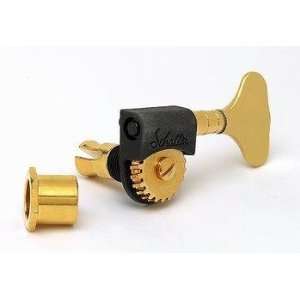  Schaller Lite Weight 1/2 Cover Gear Bass Keys 4L Gold 