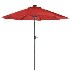  Sunergy 50140851 9ft Solar Powered Metal Patio Umbrella w 