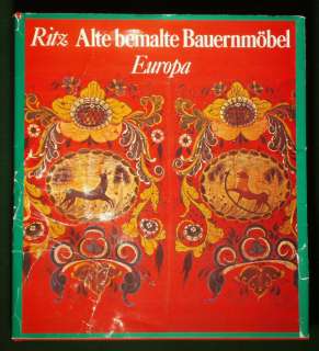 BOOK Antique European Peasant Furniture folk art German  