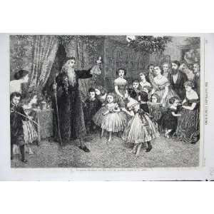   1866 Father Christmas Children Party Toys Decorations