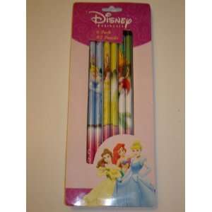  Disney 6 Princess Pencil by Disney: Office Products