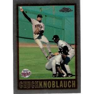  1997 Topps Chrome #22 Chuck Knoblauch