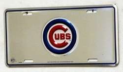 CHICAGO CUBS 3 D METAL TAG  