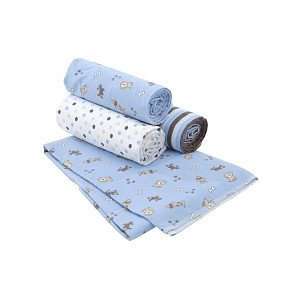  Snuggly Baby Receiving Blanket (Blue): Baby