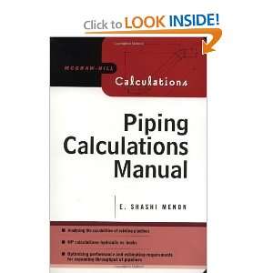   Manual (McGraw Hill Calculations) [Paperback]: Shashi Menon: Books