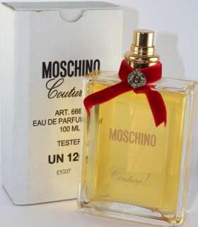 MOSCHINO COUTURE BY MOSCHINO 3.4 OZ EDP SPRAY TESTER FOR WOMEN NEW IN 