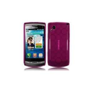   Wave II TPU Rubber Case _ Hot Pink Circle Cell Phones & Accessories