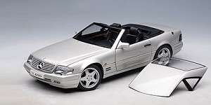1997 Mercedes Benz SL 600 in Silver by AutoArt 118 Scale Diecast Car 