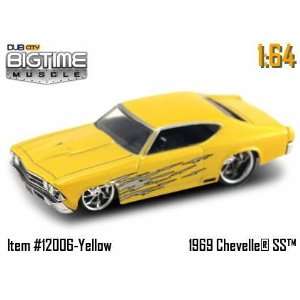  Jada Dub City Big Time Muscle Yellow 69 Chevy Chevelle SS 