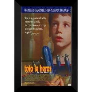 Toto le Heros 27x40 FRAMED Movie Poster   Style A 1991:  