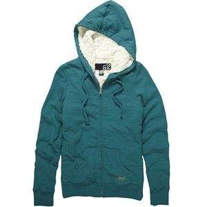   Womens Logger Sherpa Lined Zip Up Hoody   Small/Pine Automotive